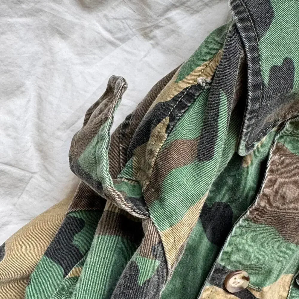 bycorpus green brown‎ camo jacket sz M urban outfitters military grunge y2k